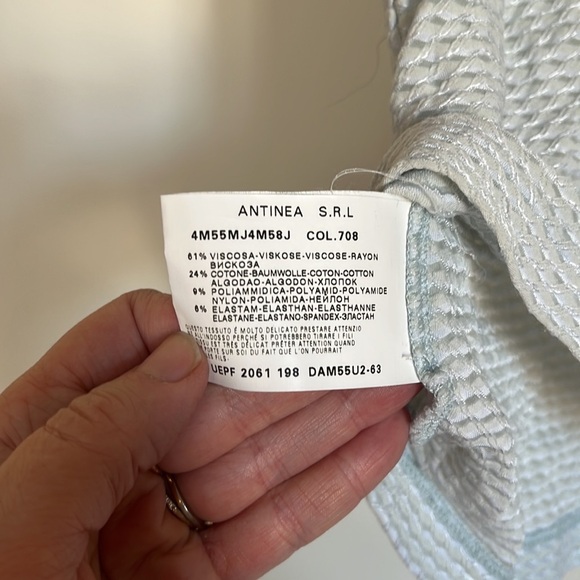 Y2K stretchy Armani Tee. EUC size s (Italian 8) - Picture 6 of 6